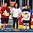 KAMLOOPS, BC - APRIL 1: Switzerland's Evelina Raselli #18 and Japan's Yurie Adachi #11 receive Player of the Game awards from Councillor Katy Gottfriedson during relegation round action at the 2016 IIHF Ice Hockey Women's World Championship. (Photo by Matt Zambonin/HHOF-IIHF Images)

